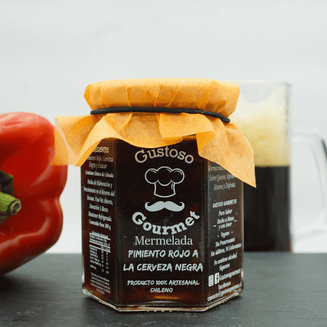 Mermelada de Pimentón Rojo con Cerveza Negra