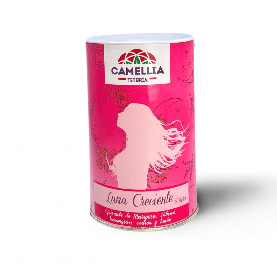 Luna Creciente (Guisante Mariposa, Hibisco, lemongrass, cedrón y Limón)