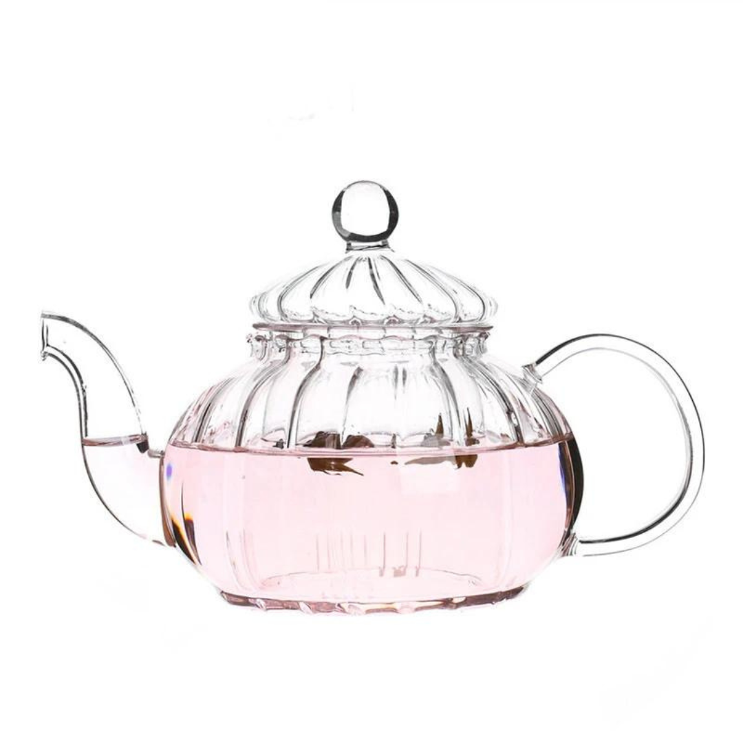 Tetera Cinderella Relieve Vidrio 600ml
