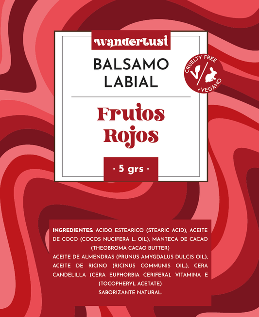 Balsamo Labial Frutos Rojos