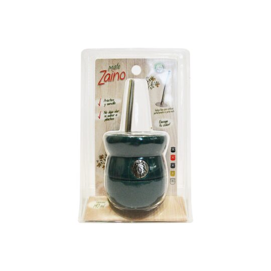 Mate Zaino Negro + Bombilla