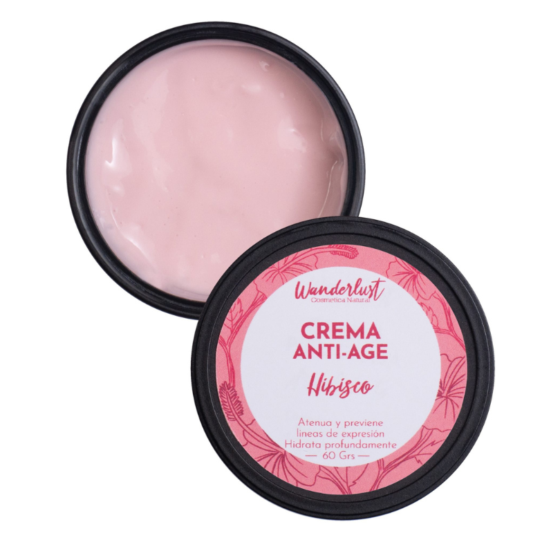 Crema Facial Well-Age – Hibisco & Ácido Hialurónico