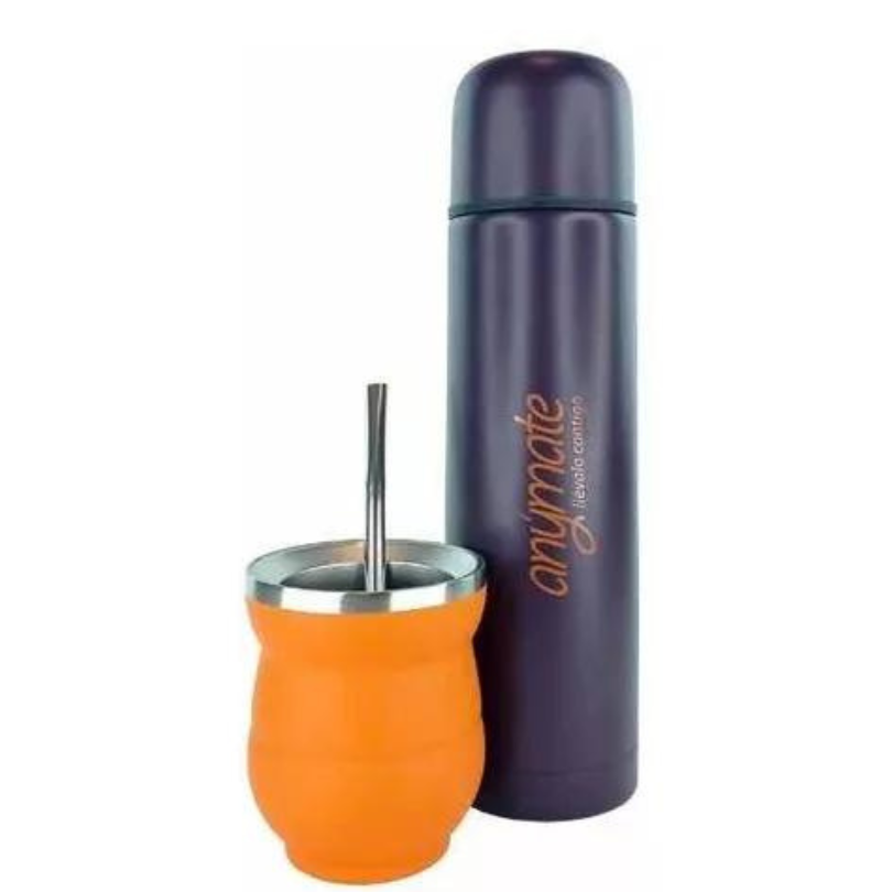 Termo + Mate + Bombilla Atacama