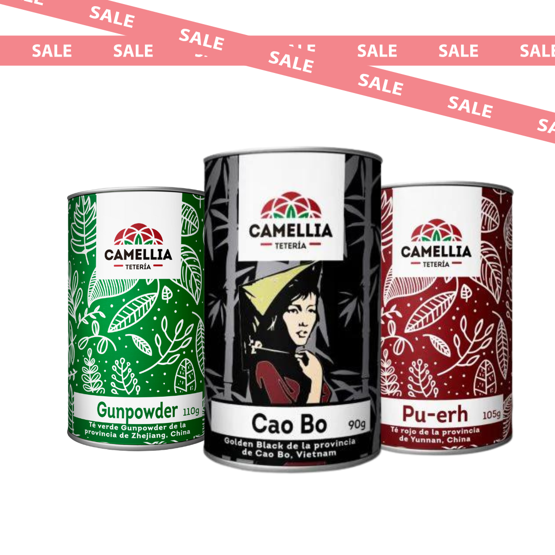 🍃 Pack Puros Camellia – Negro, Rojo y Verde