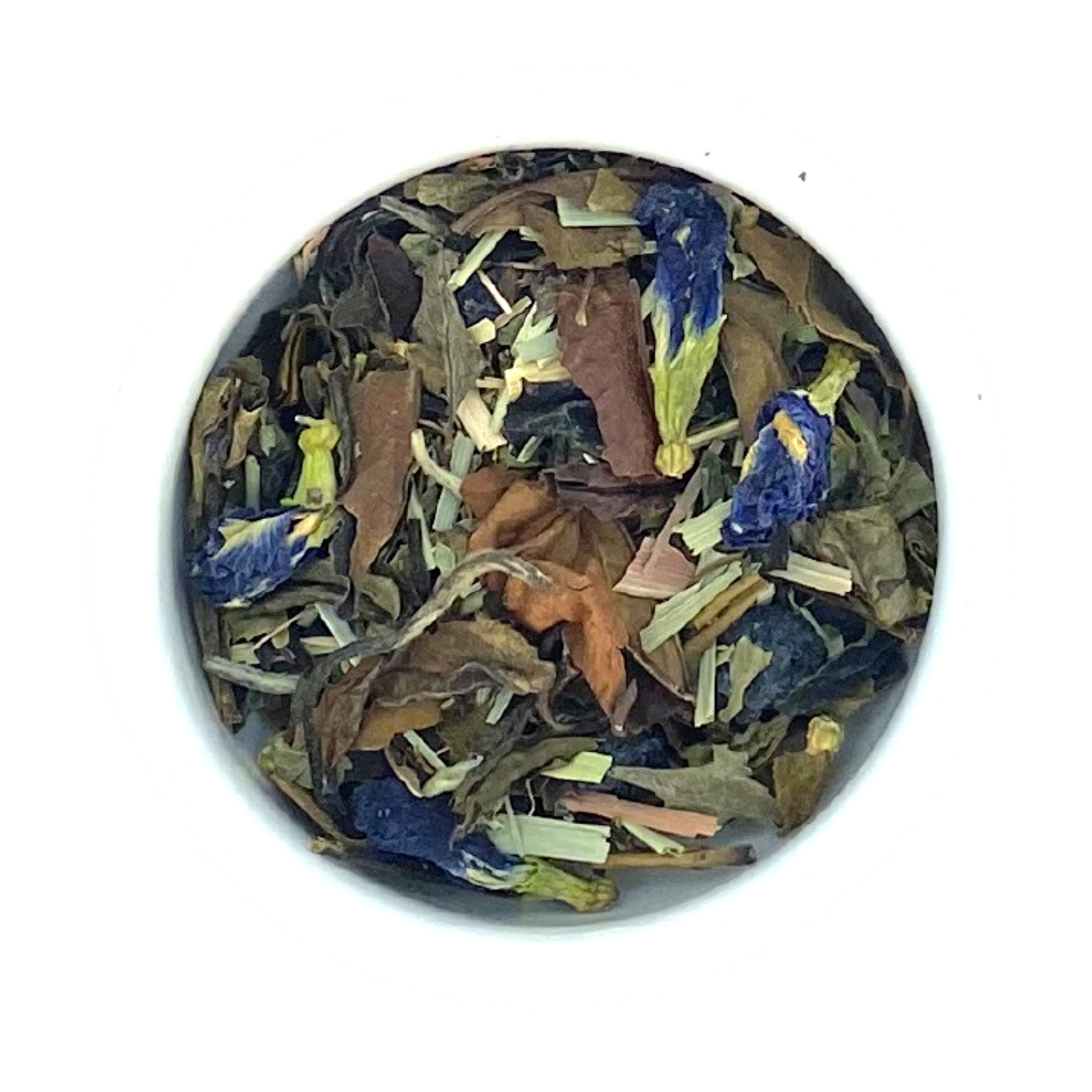 Luna Menguante (Bai Mudan, Guisante Mariposa, arándanos, melisa y lemongrass)