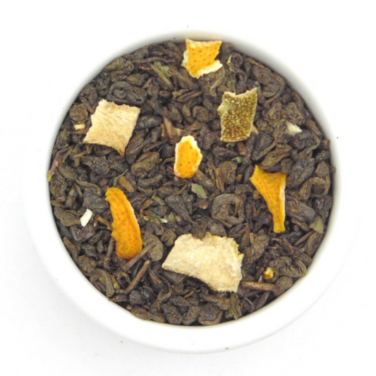 MORUNO, Té verde con bergamota, menta piperita y limón