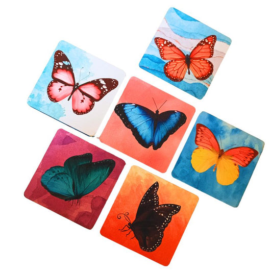 Set Posavasos de MARIPOSAS