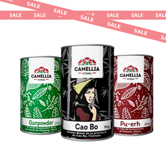 🍃 Pack Puros Camellia – Negro, Rojo y Verde