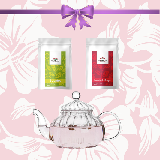 Pack Tetera Cinderella + 2 Sachet + Bolsa Reutilizable