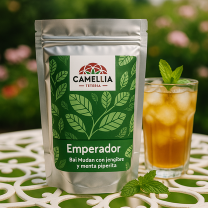 EMPERADOR, té blanco con jengibre y menta