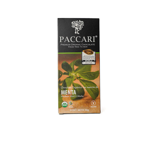 Barra Chocolate 60% con Menta 50gr