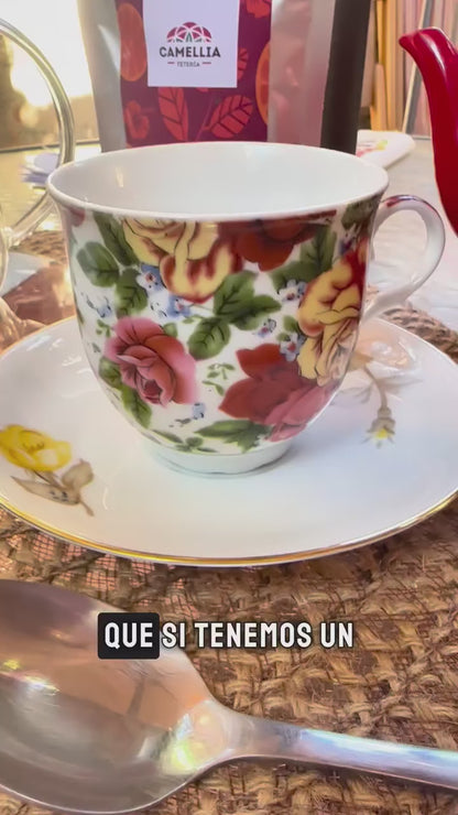 ATARDECER (Té Rojo con flor de jamaica, caléndula y naranja)