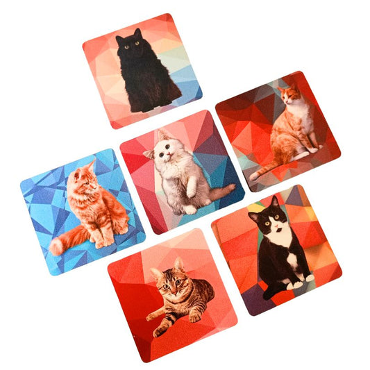 Set Posavasos GATOS