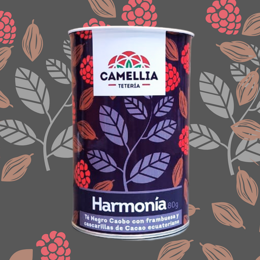HARMONÍA (Té negro con frambuesas y cascarillas de cacao)