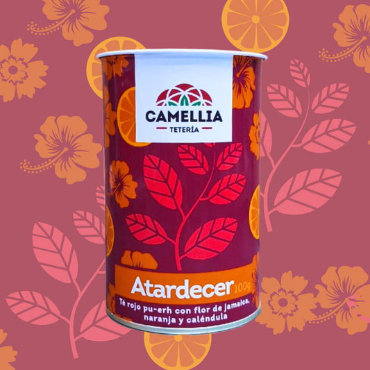 ATARDECER (Té Rojo con flor de jamaica, caléndula y naranja)